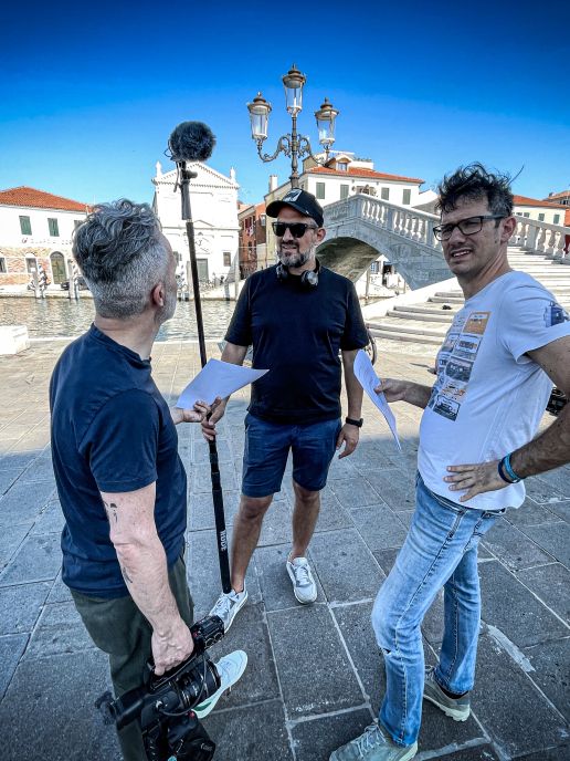 Marco e Pippo testimonial d'eccezione delle bellezze di Chioggia